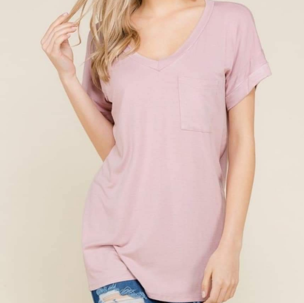 Boyfriend V-neck Top